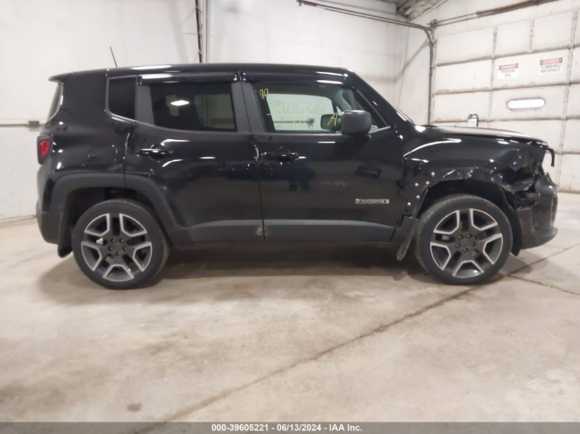 2020 Jeep Renegade Jeepster 4X4 VIN: ZACNJBAB2LPL81554 Lot: 39605221
