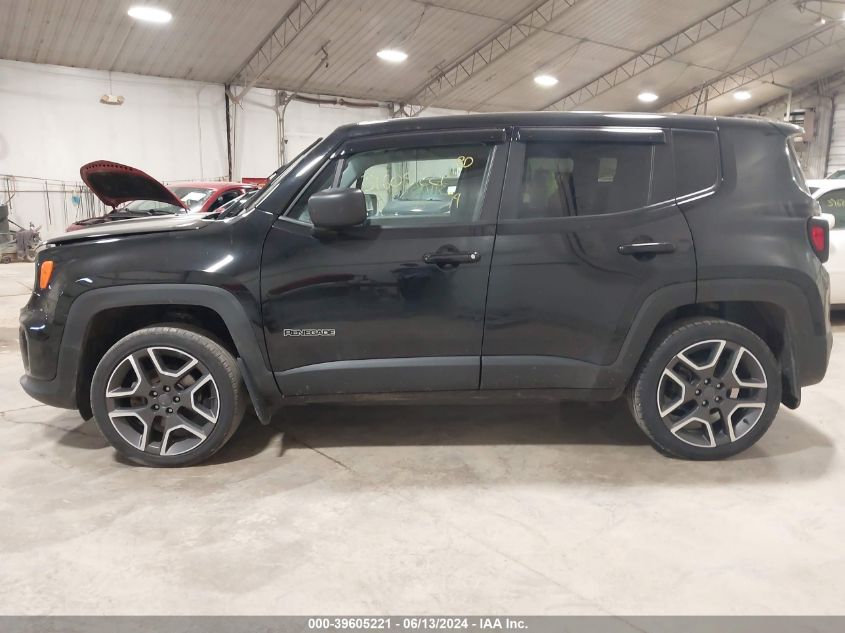 2020 Jeep Renegade Jeepster 4X4 VIN: ZACNJBAB2LPL81554 Lot: 39605221