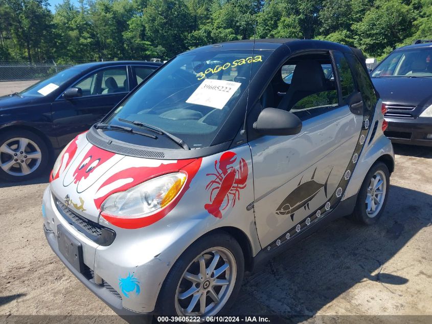 2009 Smart Fortwo Brabus/Passion VIN: WMEEK31X79K244812 Lot: 39605222