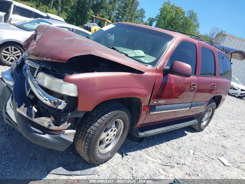 2001 Chevrolet Tahoe Lt VIN: 1GNEC13T01R112066 Lot: 39605241