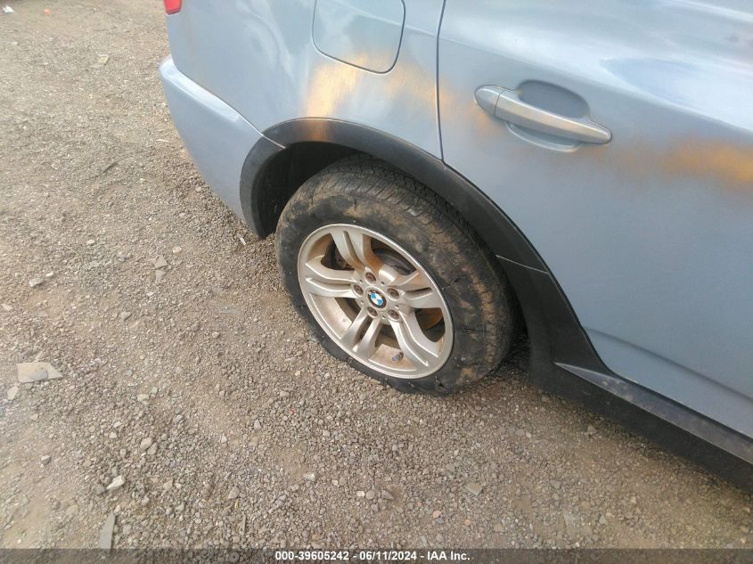 2006 BMW X3 3.0I VIN: WBXPA93496WG88963 Lot: 39605242