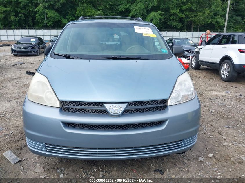 2005 Toyota Sienna Le VIN: 5TDZA23CX5S332893 Lot: 39605252