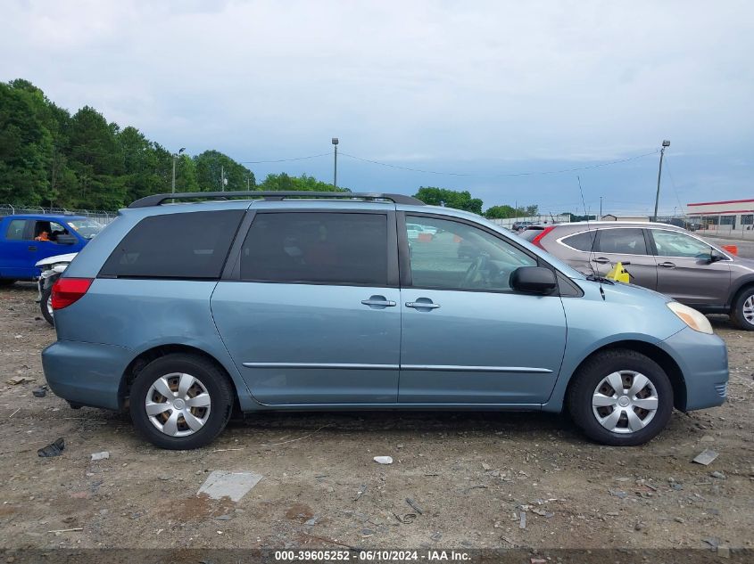 2005 Toyota Sienna Le VIN: 5TDZA23CX5S332893 Lot: 39605252