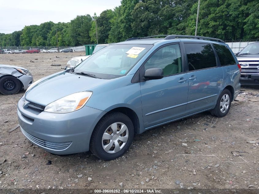 2005 Toyota Sienna Le VIN: 5TDZA23CX5S332893 Lot: 39605252