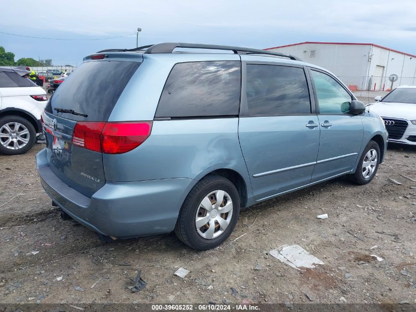 2005 Toyota Sienna Le VIN: 5TDZA23CX5S332893 Lot: 39605252