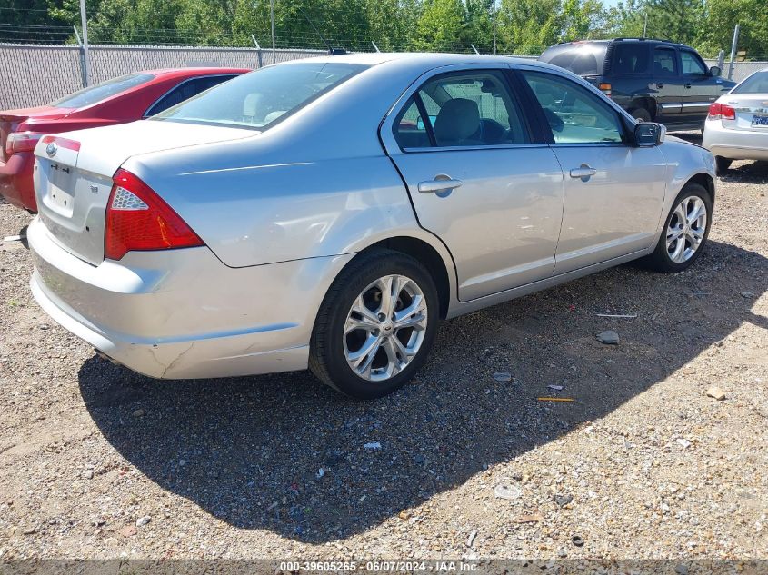 2012 Ford Fusion Se VIN: 3FAHP0HA5CR428278 Lot: 39605265