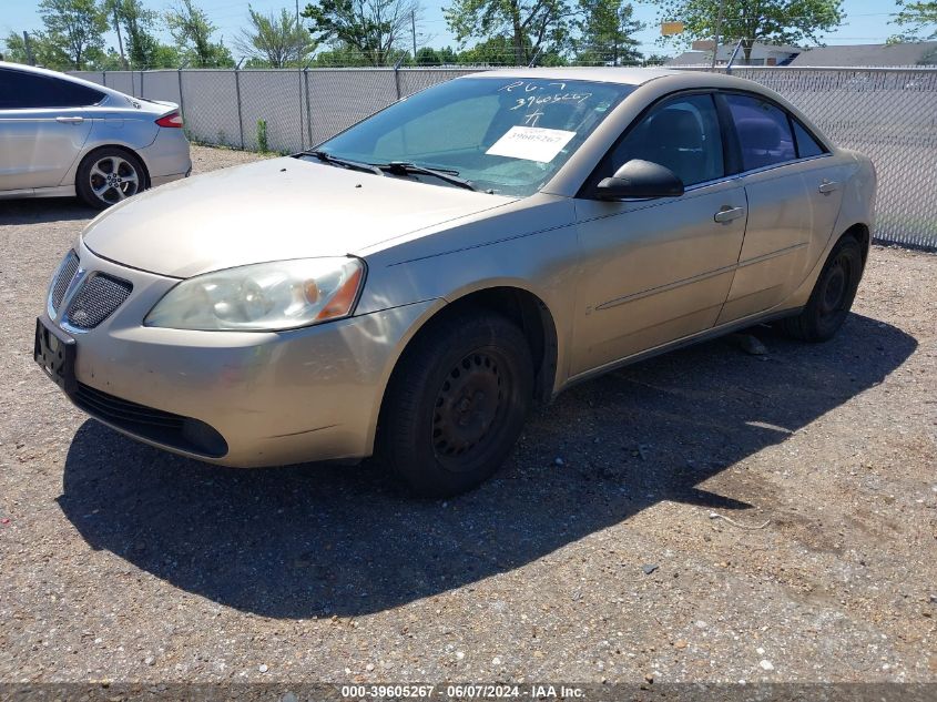 2007 Pontiac G6 Value Leader VIN: 1G2ZF58B174126304 Lot: 39605267