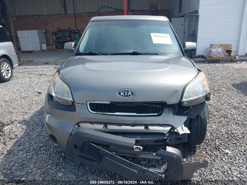 2011 Kia Soul + VIN: KNDJT2A24B7312887 Lot: 39605272