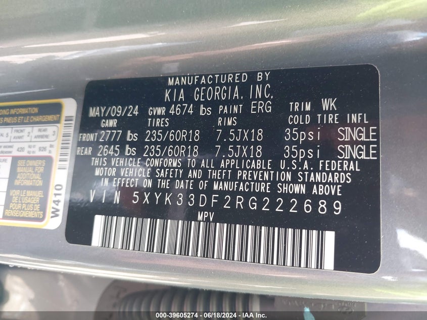 2024 KIA SPORTAGE EX - 5XYK33DF2RG222689