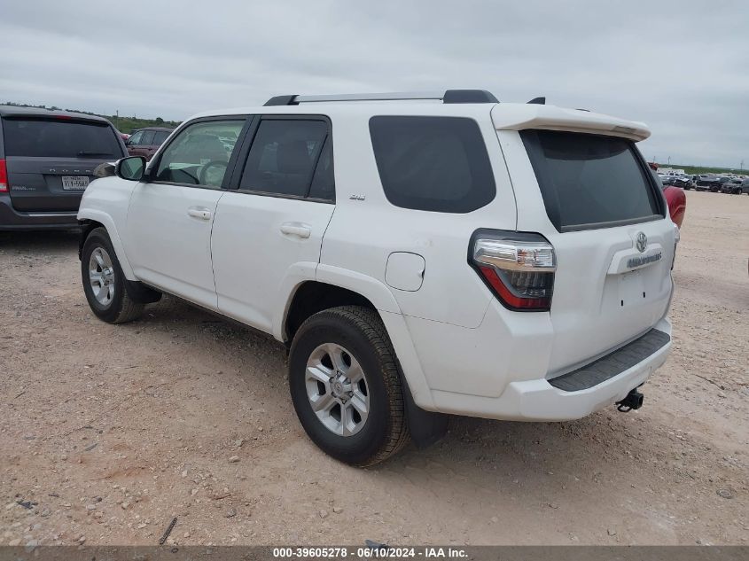 2024 Toyota 4Runner Sr5/Trd Sport/Sr5 Premium VIN: JTEEU5JR4R5308028 Lot: 39605278