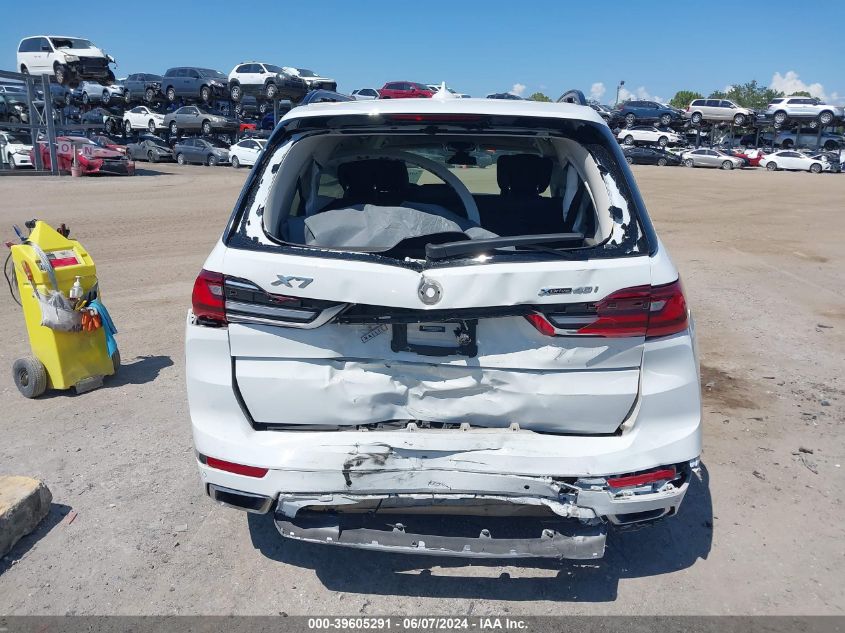 2021 BMW X7 xDrive40I VIN: 5UXCW2C00M9F83756 Lot: 39605291