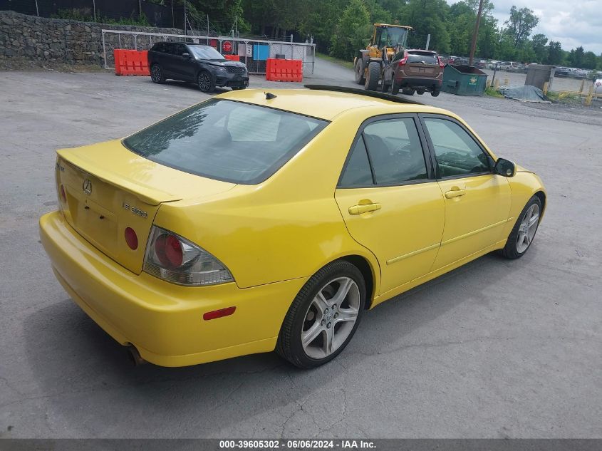 2001 Lexus Is 300 VIN: JTHBD182X10008177 Lot: 39605302