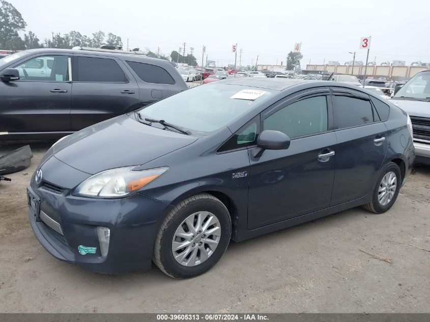 2014 Toyota Prius Plug-In VIN: JTDKN3DP6E3051706 Lot: 39605313