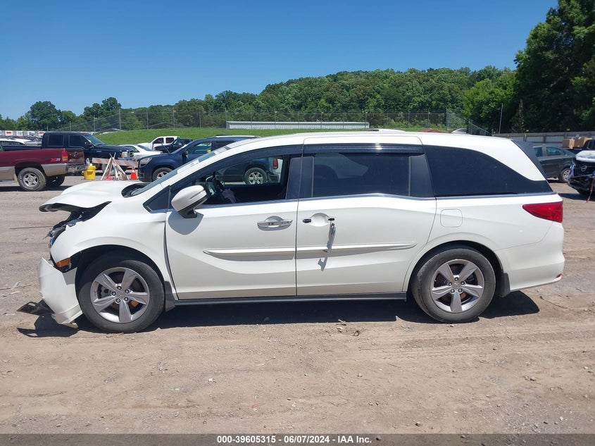 2019 Honda Odyssey Ex-L VIN: 5FNRL6H77KB055584 Lot: 39605315