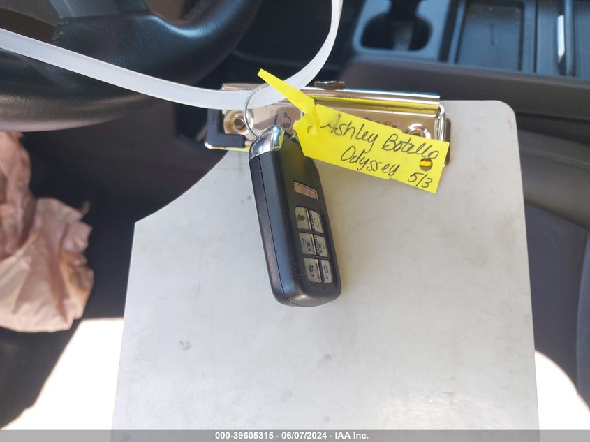 2019 Honda Odyssey Ex-L VIN: 5FNRL6H77KB055584 Lot: 39605315