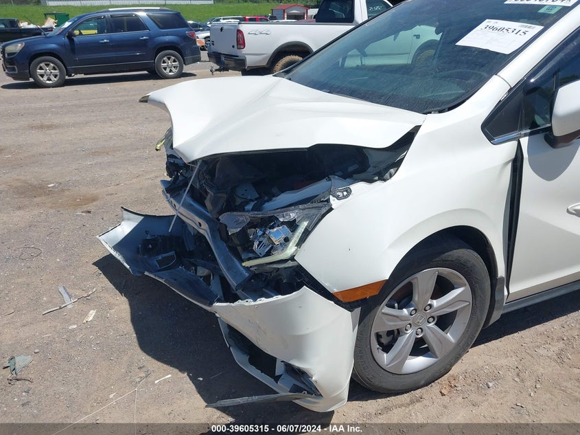 2019 Honda Odyssey Ex-L VIN: 5FNRL6H77KB055584 Lot: 39605315
