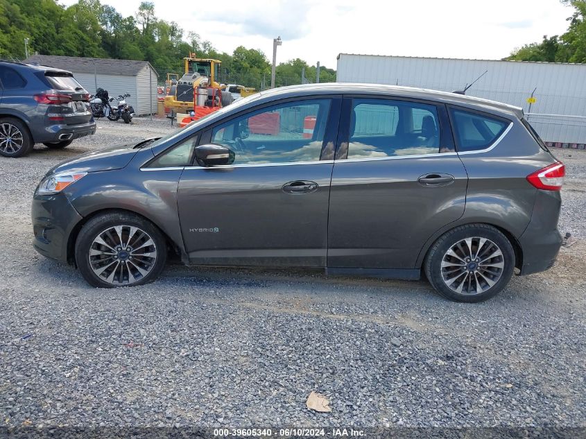 2017 Ford C-Max Hybrid Titanium VIN: 1FADP5DU4HL100173 Lot: 39605340