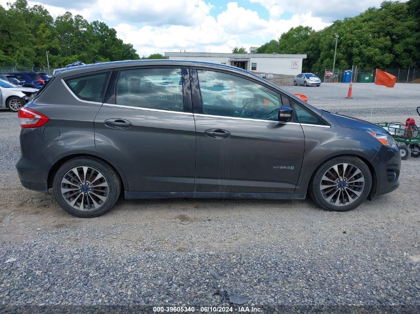 2017 Ford C-Max Hybrid Titanium VIN: 1FADP5DU4HL100173 Lot: 39605340