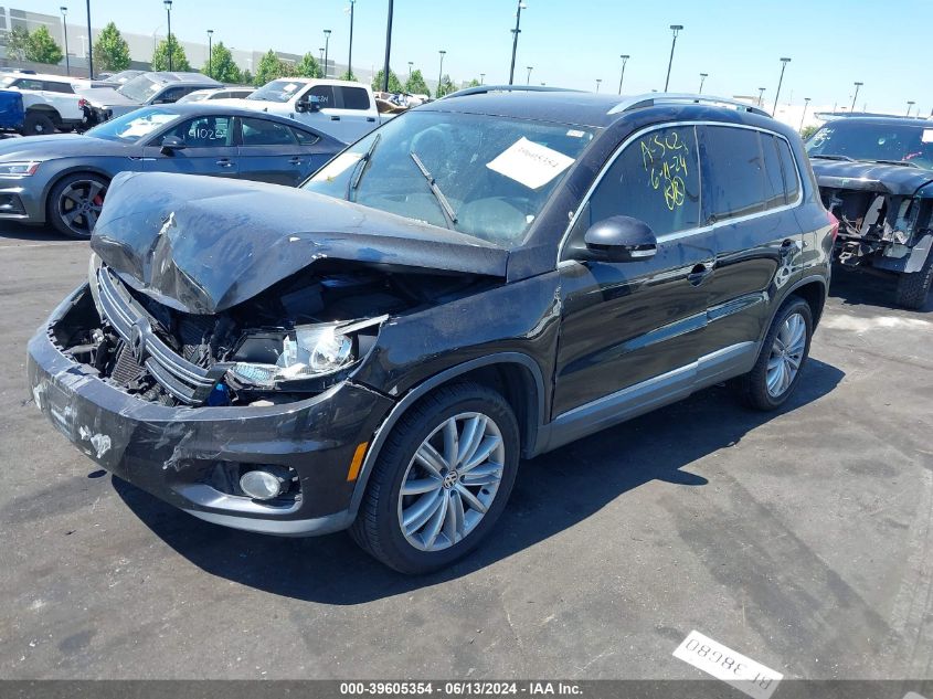 WVGAV3AX4EW527803 2014 Volkswagen Tiguan Sel