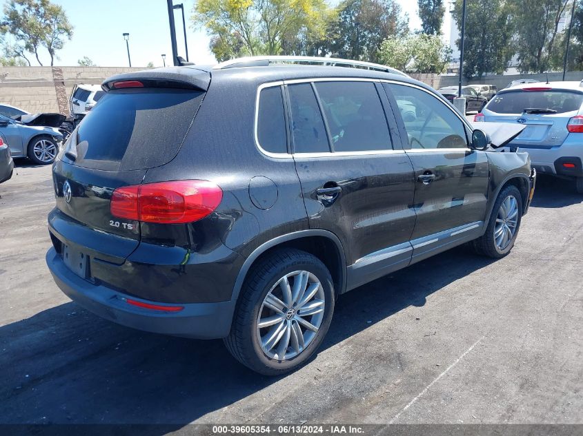 WVGAV3AX4EW527803 2014 Volkswagen Tiguan Sel