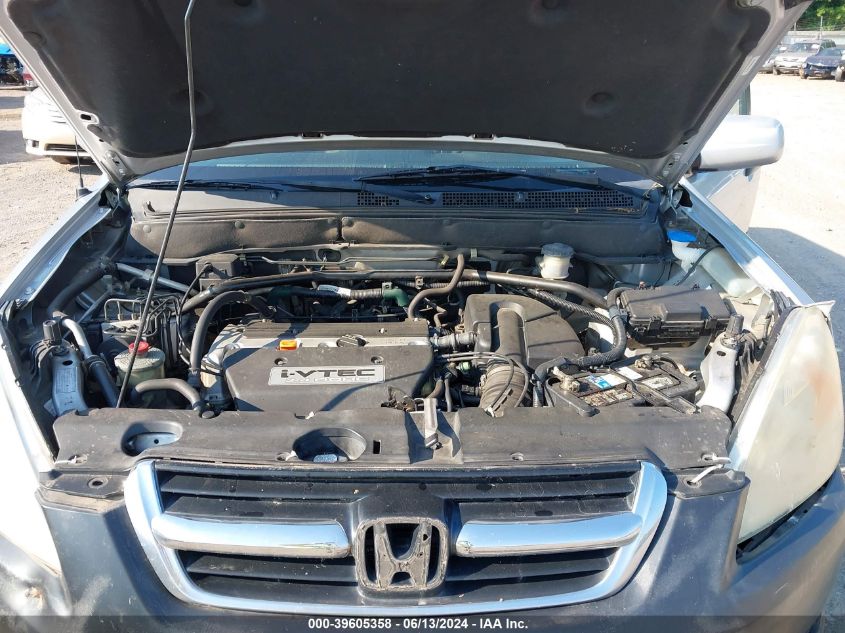 2004 Honda Cr-V Ex VIN: SHSRD78844U226119 Lot: 39605358