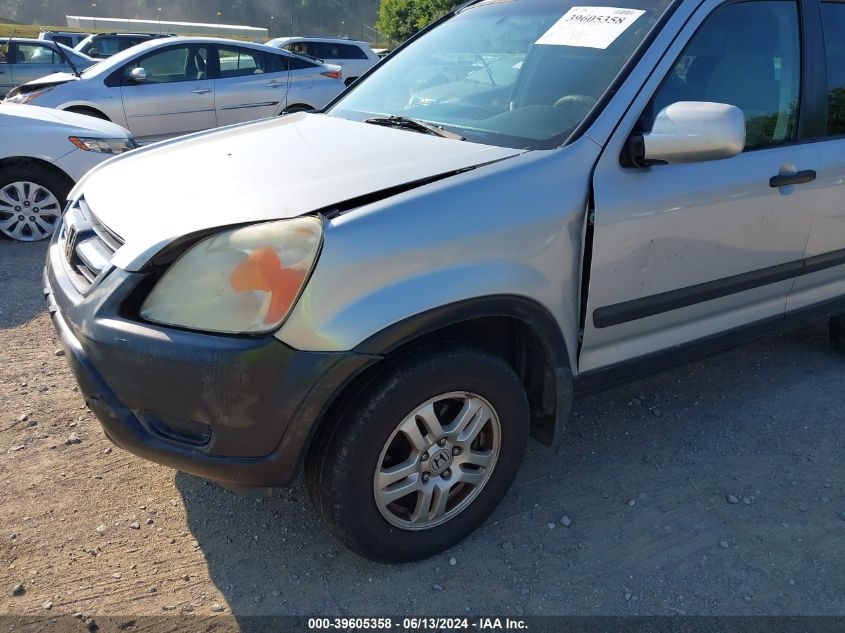 2004 Honda Cr-V Ex VIN: SHSRD78844U226119 Lot: 39605358