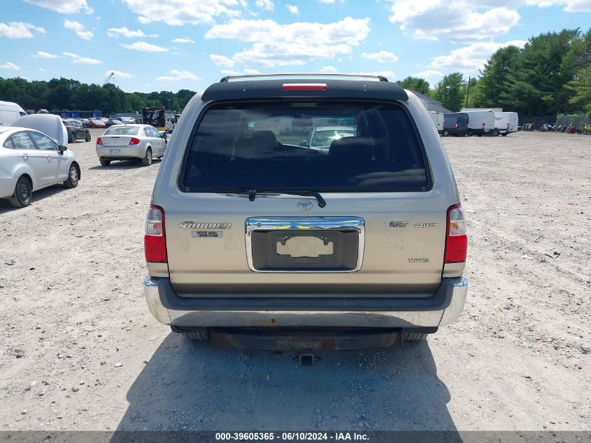 2002 Toyota 4Runner Sr5 V6 VIN: JT3HN86R920383369 Lot: 39605365