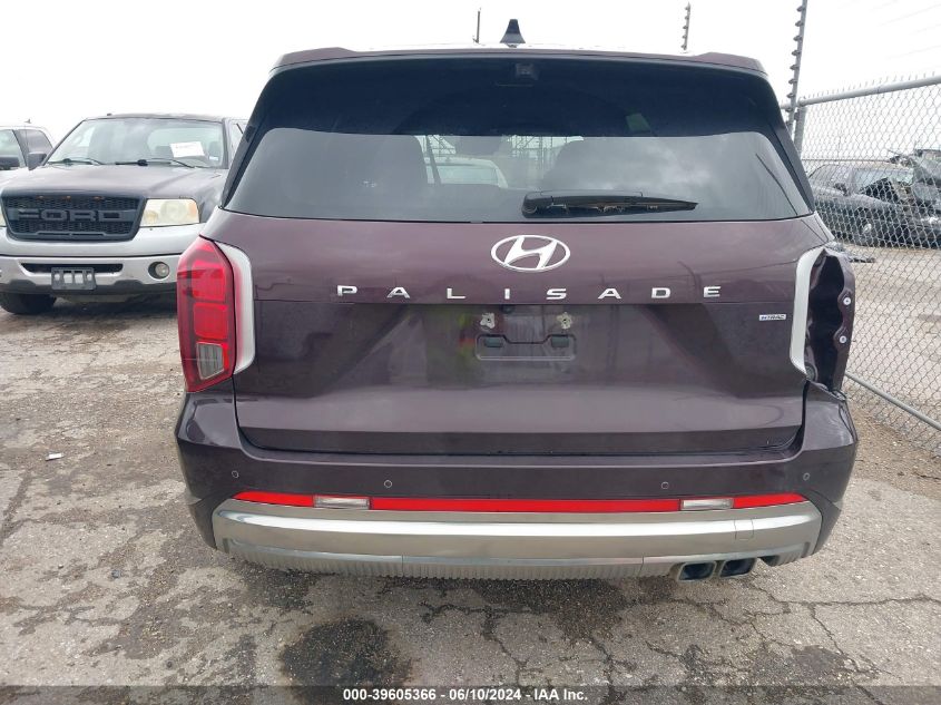 2024 Hyundai Palisade Calligraphy VIN: KM8R7DGE9RU718501 Lot: 39605366