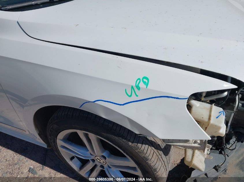 2015 Volkswagen Passat 1.8T Se VIN: 1VWBT7A36FC107687 Lot: 39605380