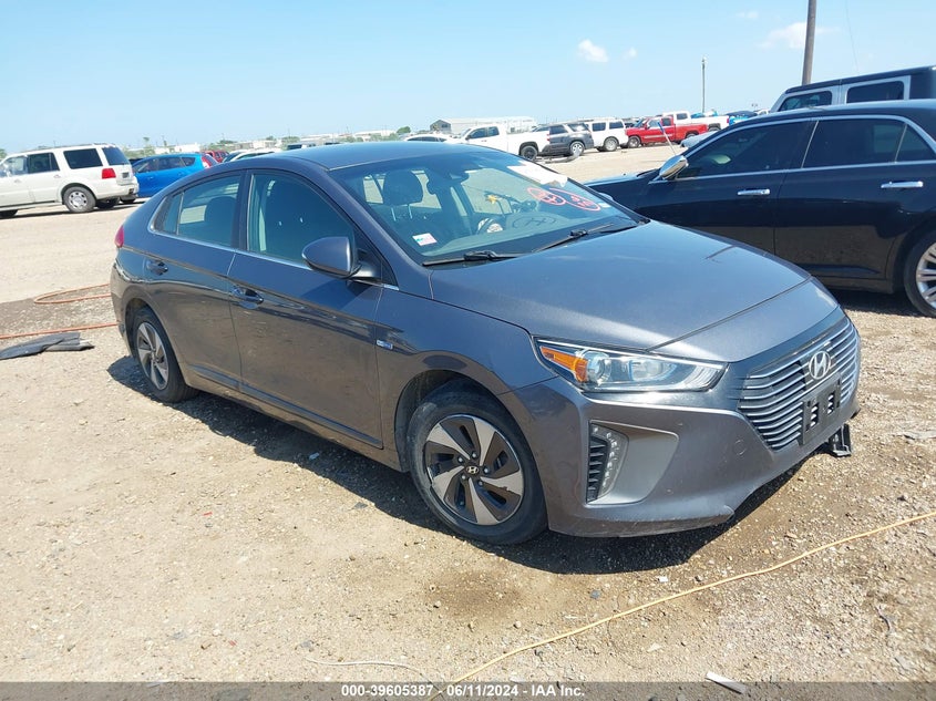 2017 Hyundai Ioniq Hybrid Sel VIN: KMHC75LC5HU020482 Lot: 39605387