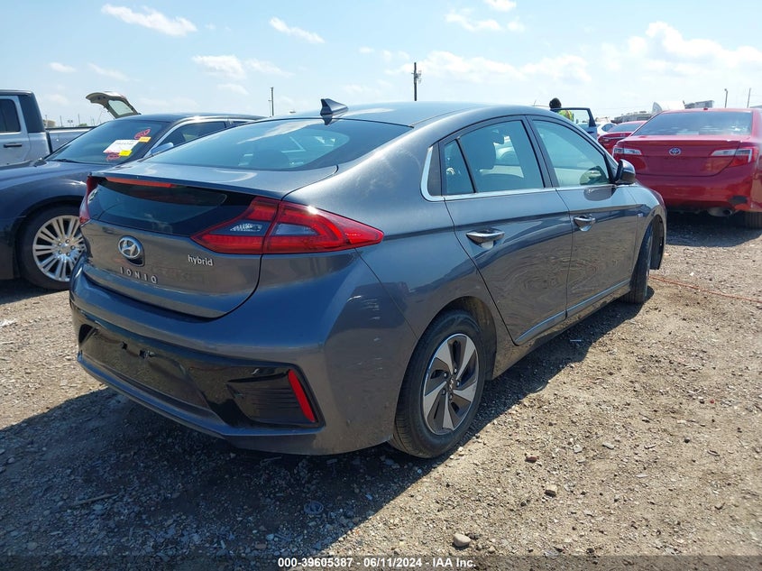 2017 Hyundai Ioniq Hybrid Sel VIN: KMHC75LC5HU020482 Lot: 39605387