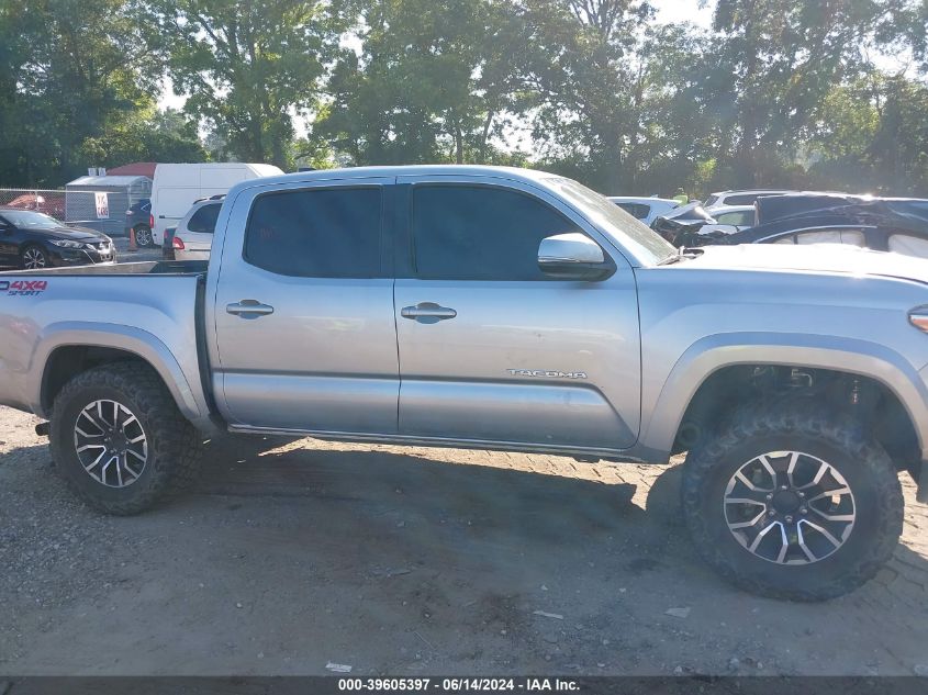 2022 Toyota Tacoma Trd Sport VIN: 3TYCZ5AN7NT058156 Lot: 39605397