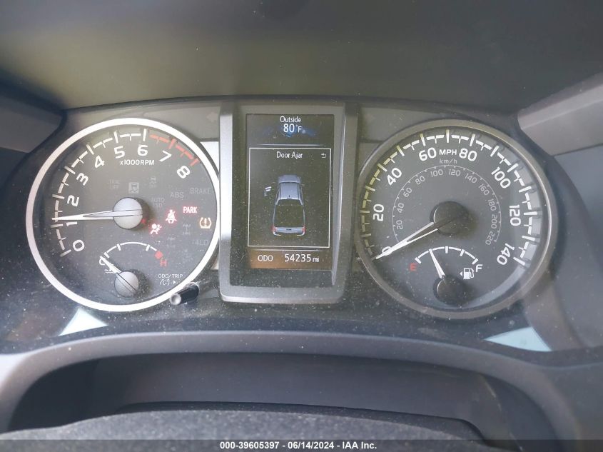 2022 Toyota Tacoma Trd Sport VIN: 3TYCZ5AN7NT058156 Lot: 39605397