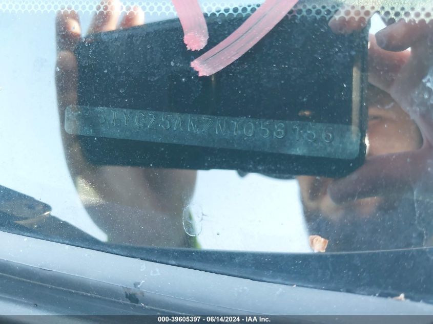 2022 Toyota Tacoma Trd Sport VIN: 3TYCZ5AN7NT058156 Lot: 39605397