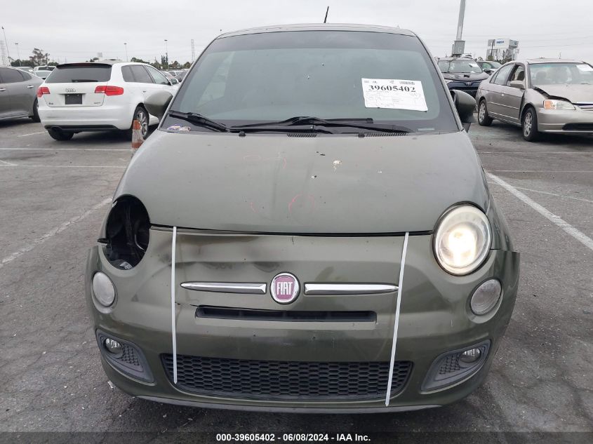 2012 Fiat 500 Sport VIN: 3C3CFFBR4CT385679 Lot: 39605402