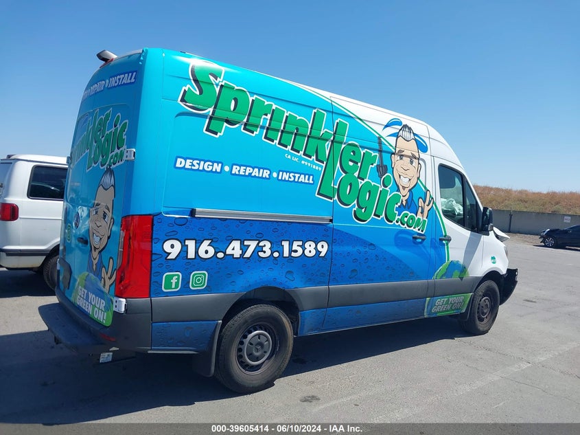 2023 Mercedes-Benz Sprinter 2500 Standard Roof 4-Cyl Gas VIN: W1Y40BHY3PT150597 Lot: 39605414