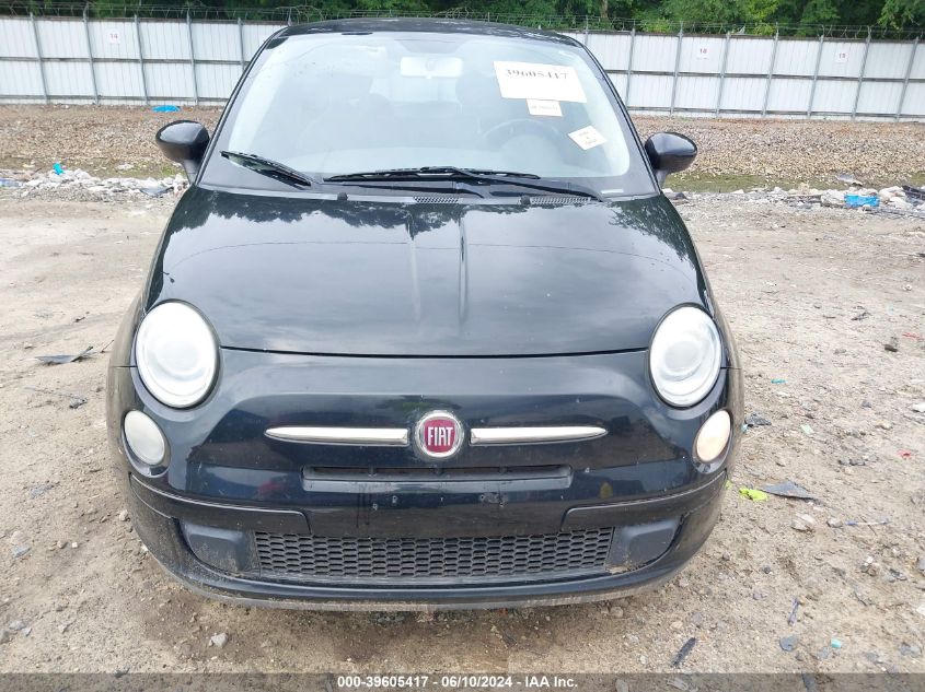 2012 Fiat 500 Pop VIN: 3C3CFFAR9CT285191 Lot: 39605417