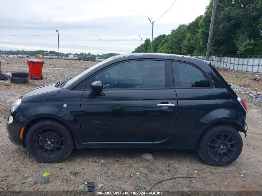 2012 Fiat 500 Pop VIN: 3C3CFFAR9CT285191 Lot: 39605417