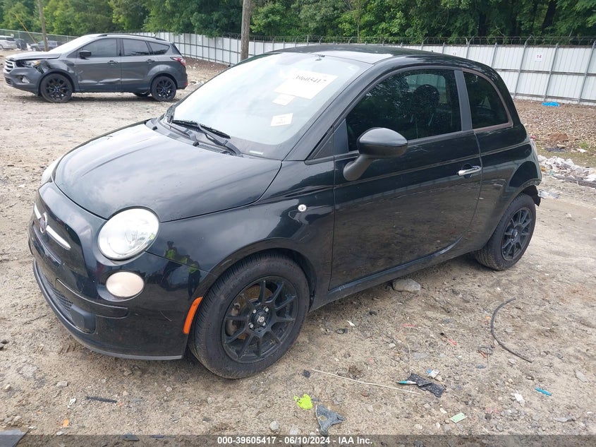 2012 Fiat 500 Pop VIN: 3C3CFFAR9CT285191 Lot: 39605417