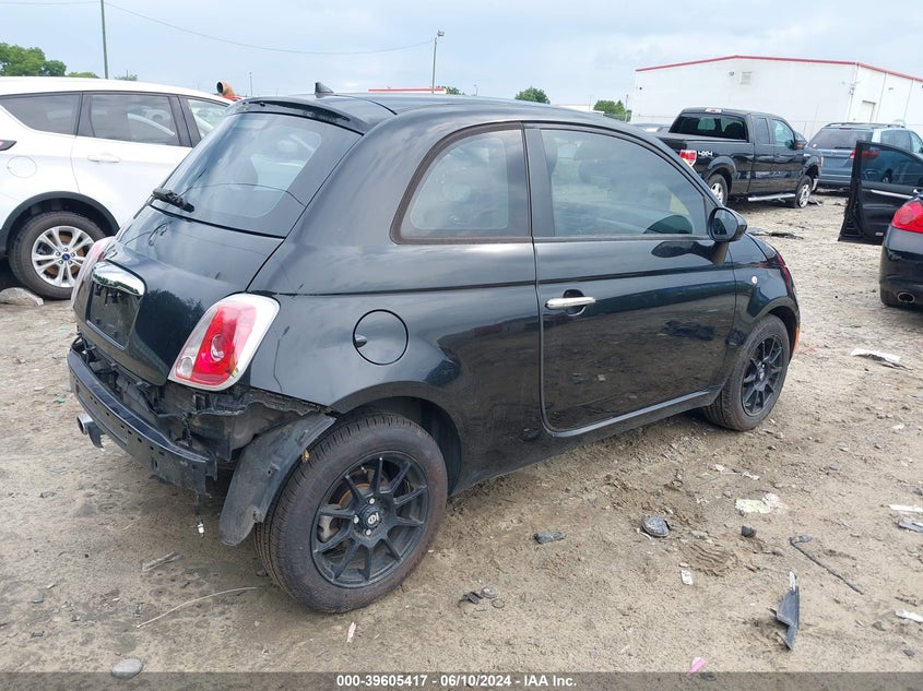 2012 Fiat 500 Pop VIN: 3C3CFFAR9CT285191 Lot: 39605417