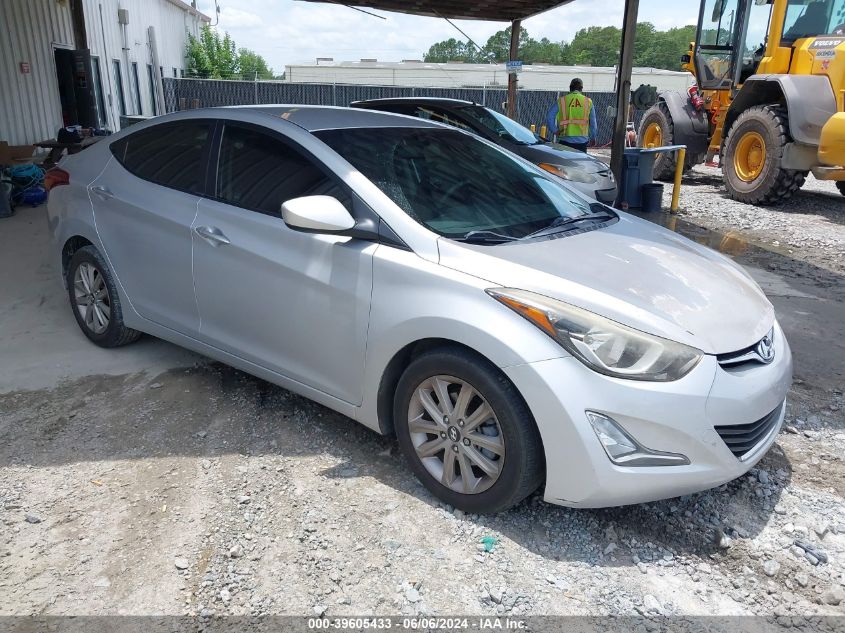 2014 Hyundai Elantra Se VIN: KMHDH4AE1EU107551 Lot: 39605433