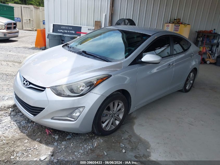 2014 Hyundai Elantra Se VIN: KMHDH4AE1EU107551 Lot: 39605433