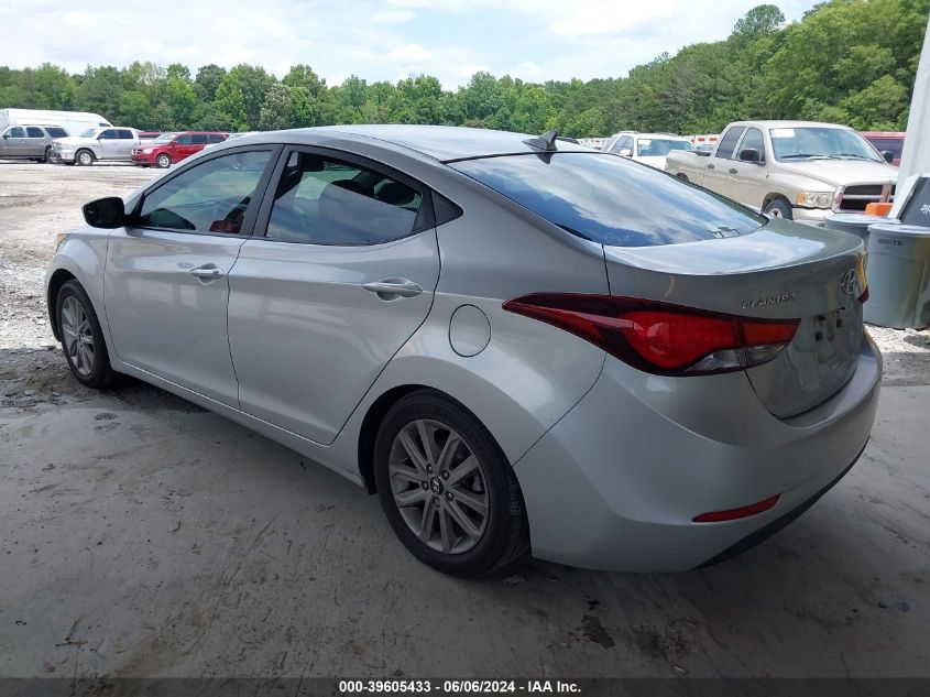 2014 Hyundai Elantra Se VIN: KMHDH4AE1EU107551 Lot: 39605433