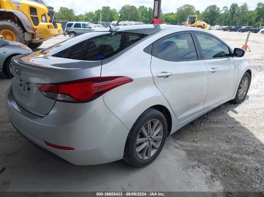 2014 Hyundai Elantra Se VIN: KMHDH4AE1EU107551 Lot: 39605433