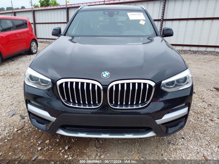 2020 BMW X3 Sdrive30I VIN: 5UXTY3C06LLE55393 Lot: 39605443