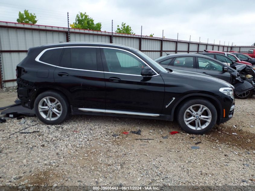 2020 BMW X3 Sdrive30I VIN: 5UXTY3C06LLE55393 Lot: 39605443