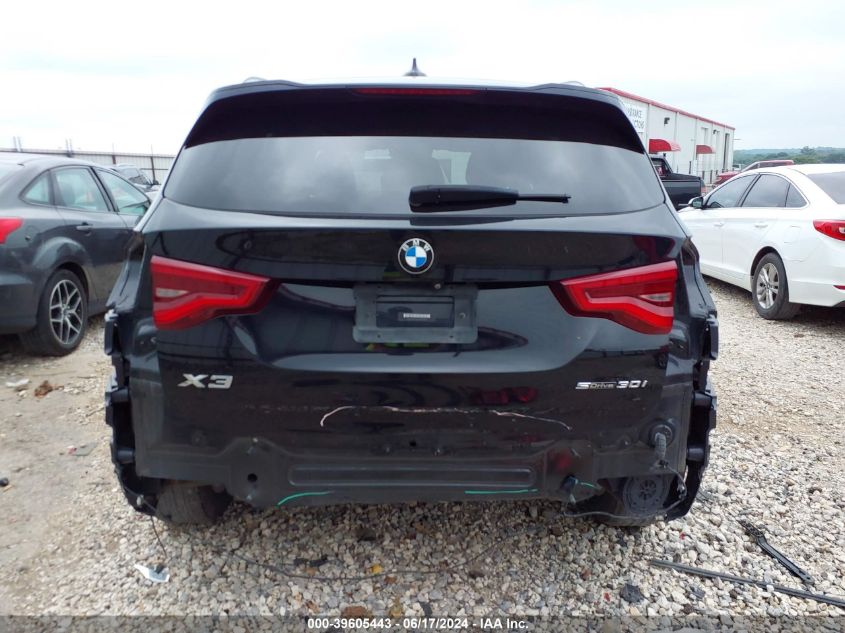 2020 BMW X3 Sdrive30I VIN: 5UXTY3C06LLE55393 Lot: 39605443