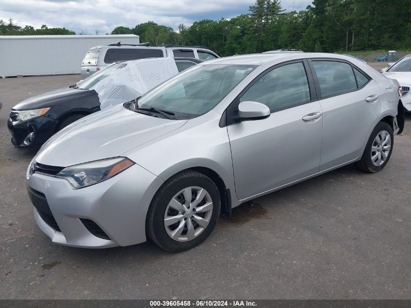 2014 Toyota Corolla Le VIN: 2T1BURHEXEC139938 Lot: 39605458