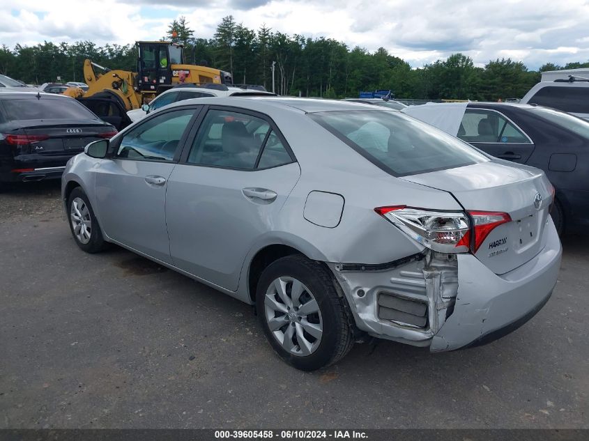 2014 Toyota Corolla Le VIN: 2T1BURHEXEC139938 Lot: 39605458