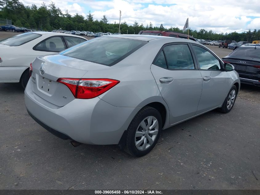 2014 Toyota Corolla Le VIN: 2T1BURHEXEC139938 Lot: 39605458